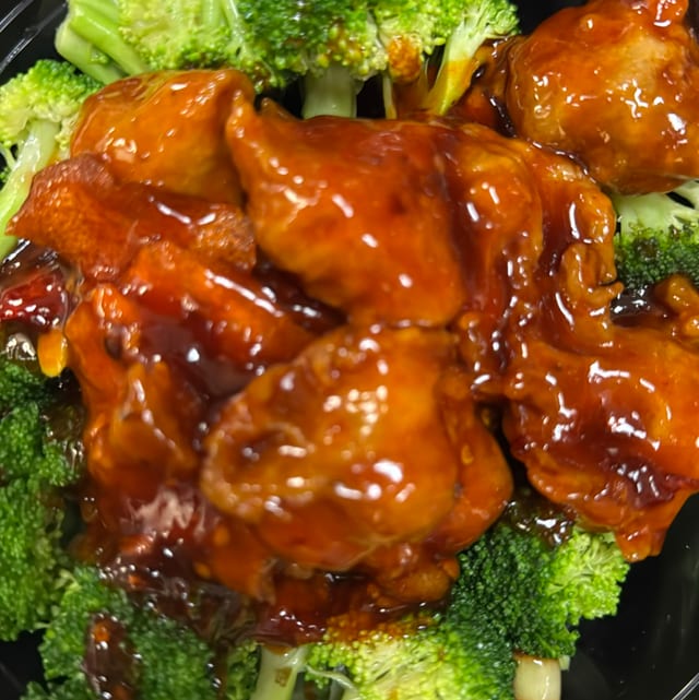 Veggie Orange Beef.
