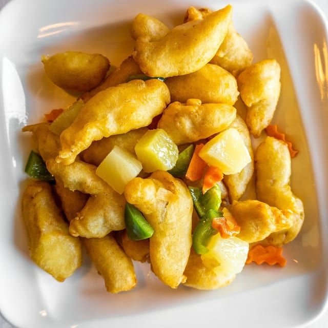 Sweet and Sour Chicken.