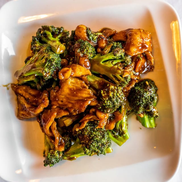 Chicken with Broccoli.