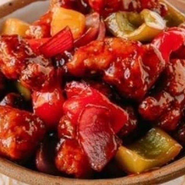 Sweet and Sour Lamb.