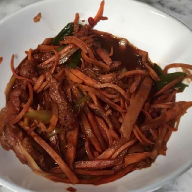 Szechuan Lamb.