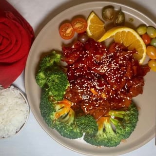 Veggie Sesame Chicken