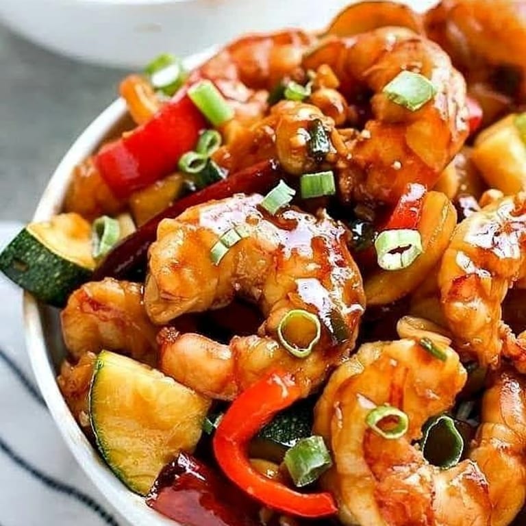 Delicious Kung Pao Shrimp