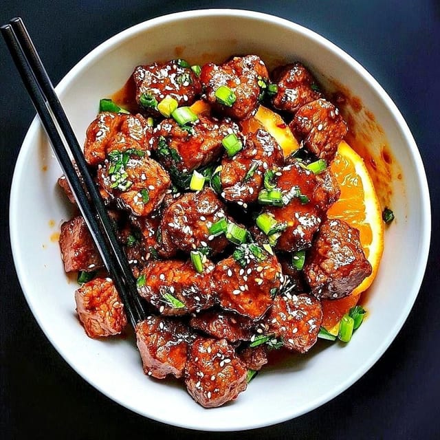 Orange Beef.